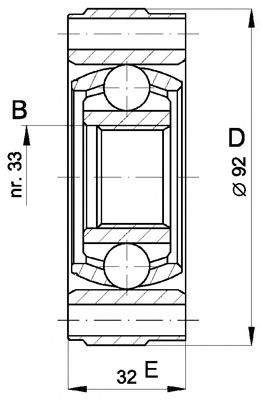 OPEN PARTS cvj540120 -  Шарнирный комплект, приводной вал